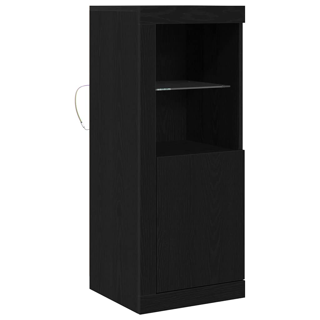 Sideboard Schwarz 41 x 37 x 100 cm Holzwerkstoff