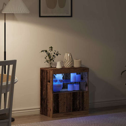 Sideboard Braun 60 x 37 x 67 cm Holzwerkstoff