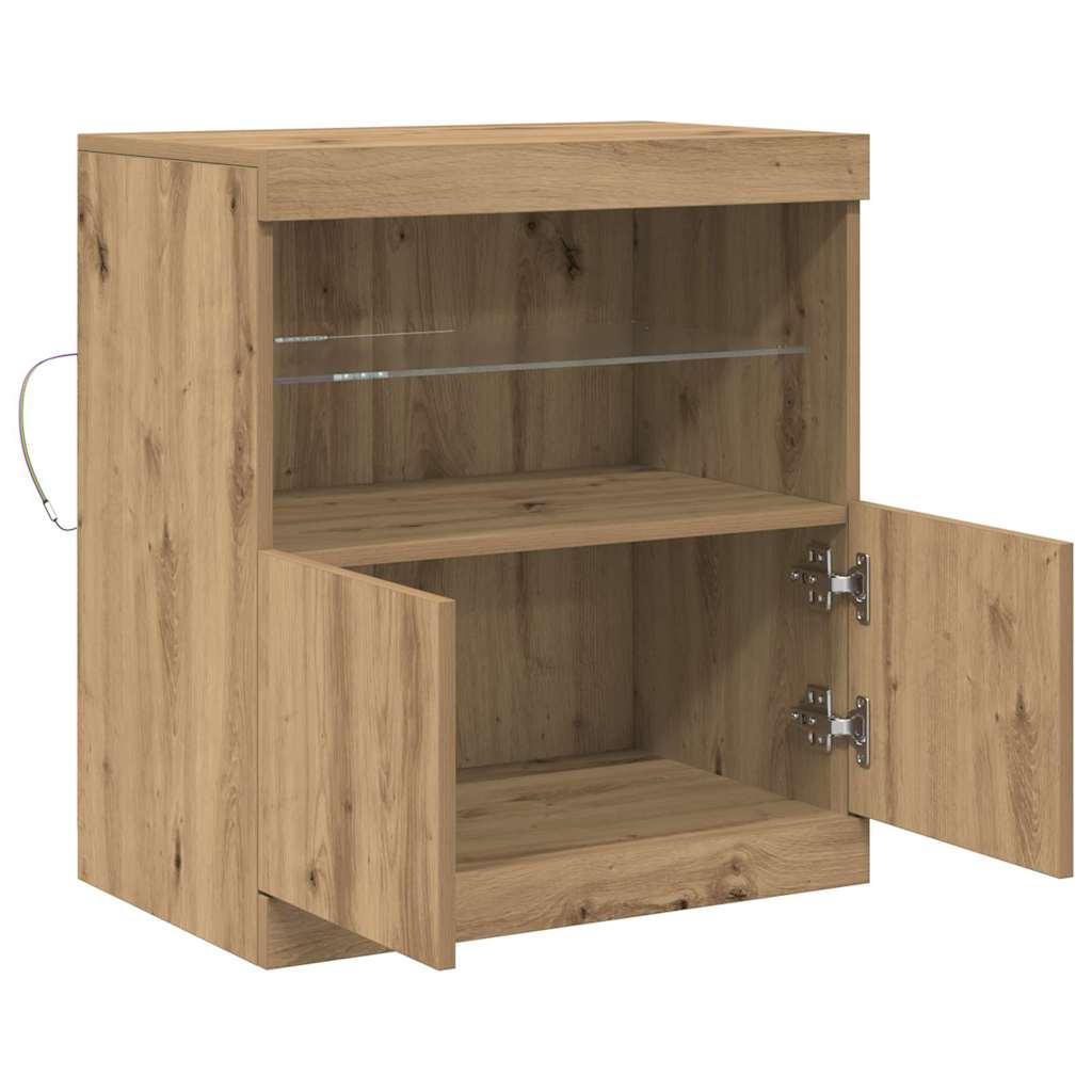 Sideboard Braun 60 x 37 x 67 cm Holzwerkstoff