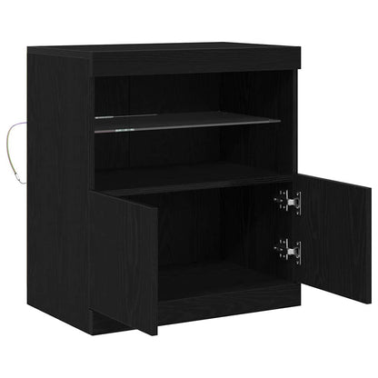 Sideboard Schwarz 60 x 37 x 67 cm Holzwerkstoff