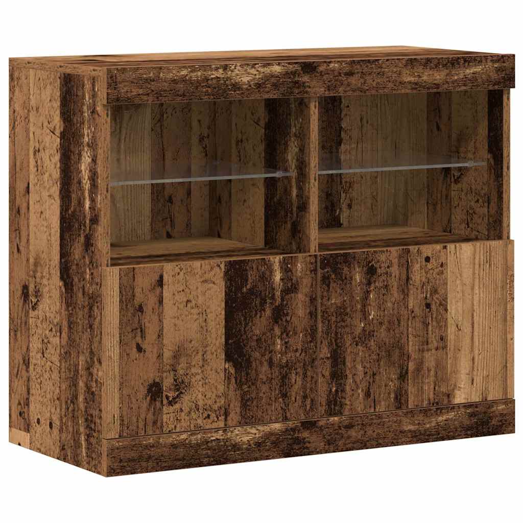 Sideboard Braun 81 x 37 x 67 cm Holzwerkstoff