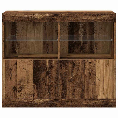 Sideboard Braun 81 x 37 x 67 cm Holzwerkstoff