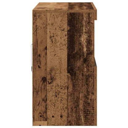 Sideboard Braun 81 x 37 x 67 cm Holzwerkstoff