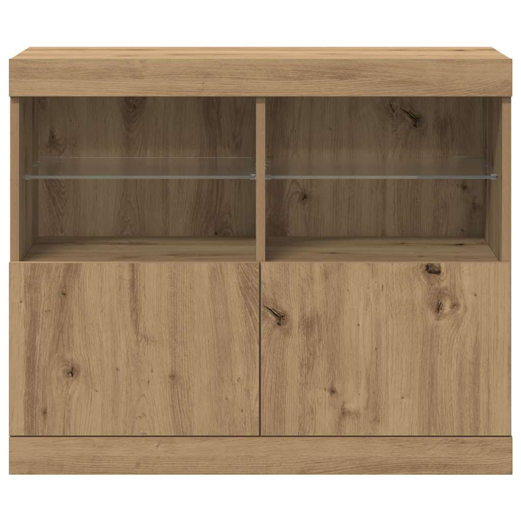 Sideboard Braun 81 x 37 x 67 cm Holzwerkstoff