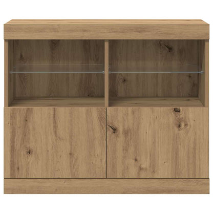Sideboard Braun 81 x 37 x 67 cm Holzwerkstoff