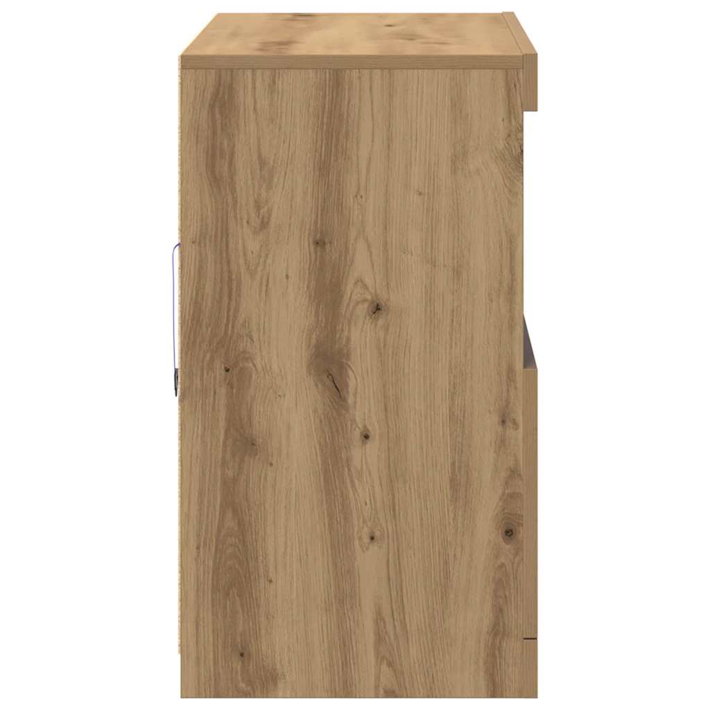 Sideboard Braun 81 x 37 x 67 cm Holzwerkstoff