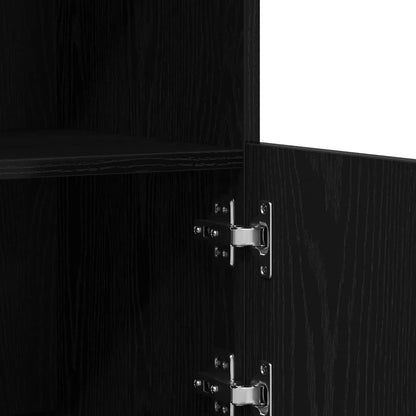 Sideboard Schwarz 81 x 37 x 67 cm Holzwerkstoff