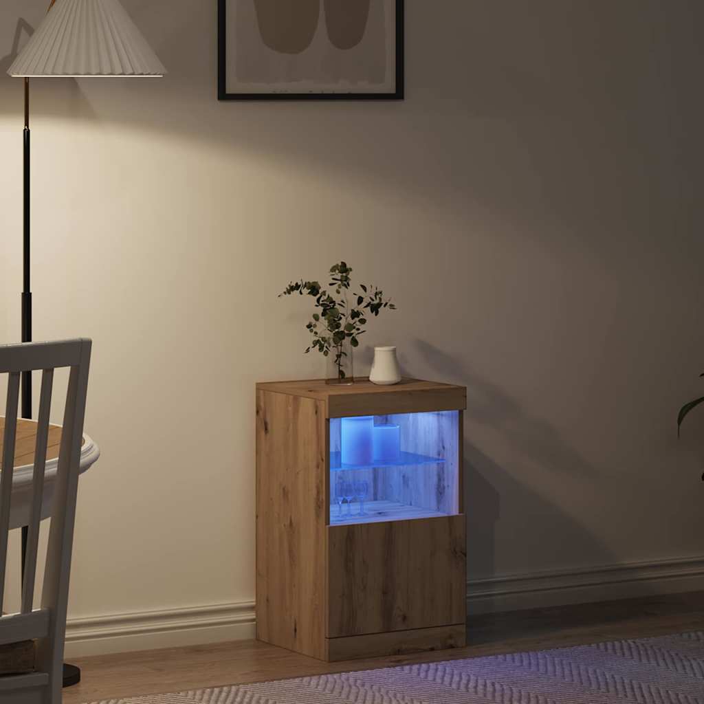 Sideboard Eiche handwerklich 41 x 37 x 67 cm Holzwerkstoff