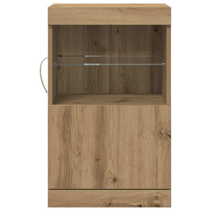 Sideboard Eiche handwerklich 41 x 37 x 67 cm Holzwerkstoff