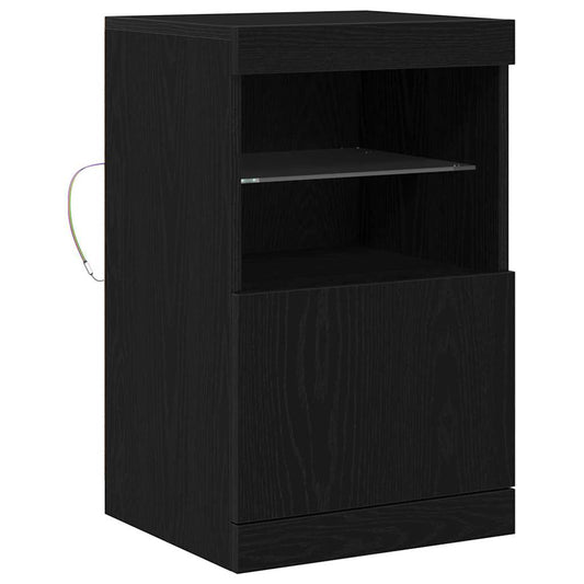 Sideboard Schwarze Eiche 41 x 37 x 67 cm Holzwerkstoff