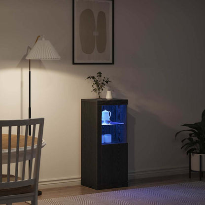 Sideboard Schwarze Eiche 41 x 37 x 100 cm Holzwerkstoff