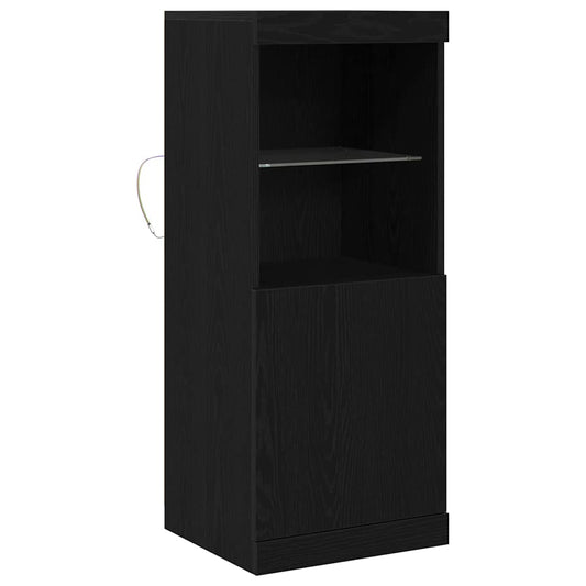 Sideboard Schwarze Eiche 41 x 37 x 100 cm Holzwerkstoff