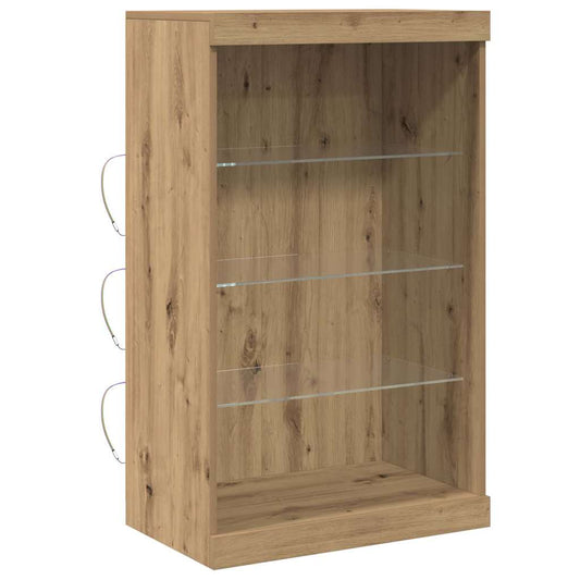 Sideboard Eiche handwerklich 60,5 x 37 x 100 cm Holzwerkstoff