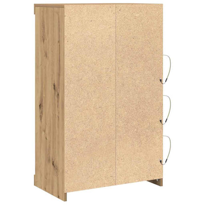 Sideboard Eiche handwerklich 60,5 x 37 x 100 cm Holzwerkstoff