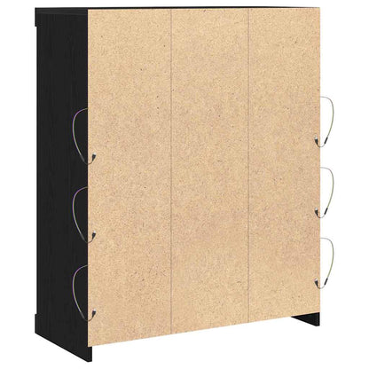 Sideboard Schwarze Eiche 41 x 37 x 100 cm Holzwerkstoff