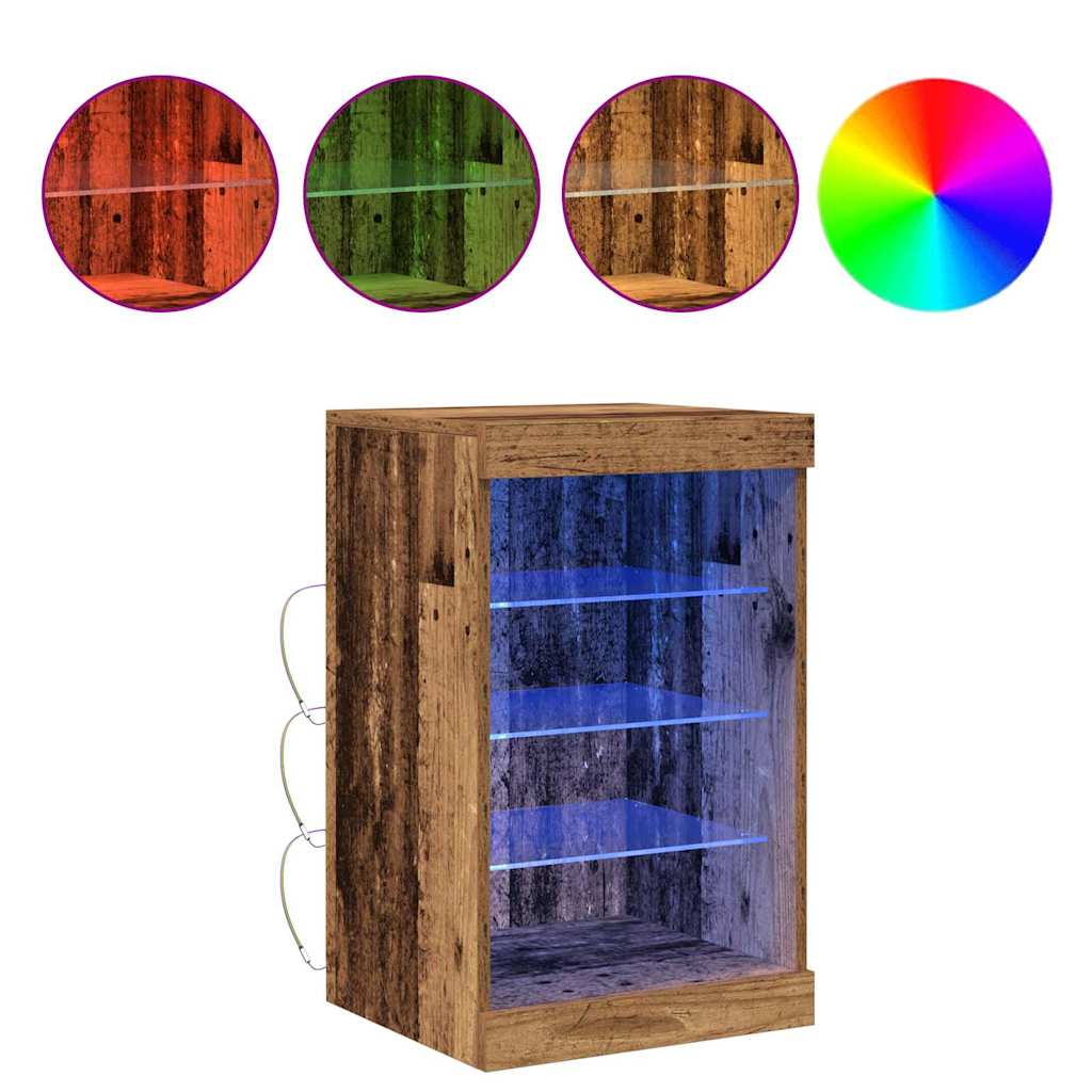 Sideboard Altholz 41 x 37 x 67 cm Holzwerkstoff