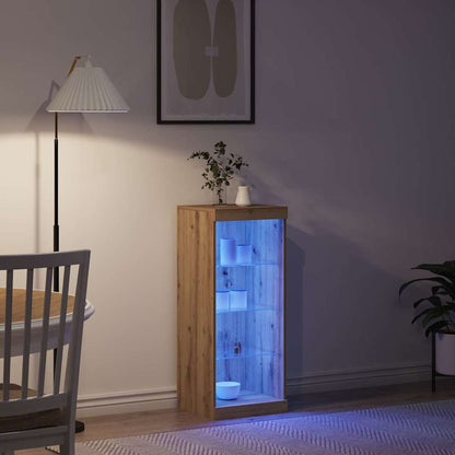 Sideboard Eiche handwerklich 41 x 37 x 100 cm Holzwerkstoff