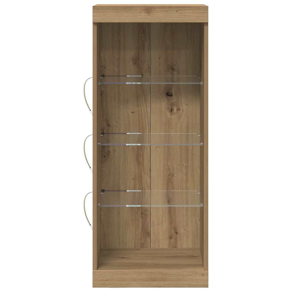 Sideboard Eiche handwerklich 41 x 37 x 100 cm Holzwerkstoff