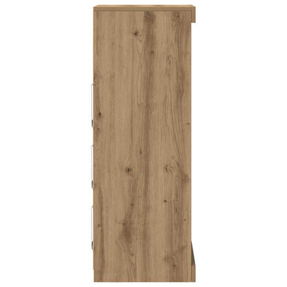 Sideboard Eiche handwerklich 41 x 37 x 100 cm Holzwerkstoff