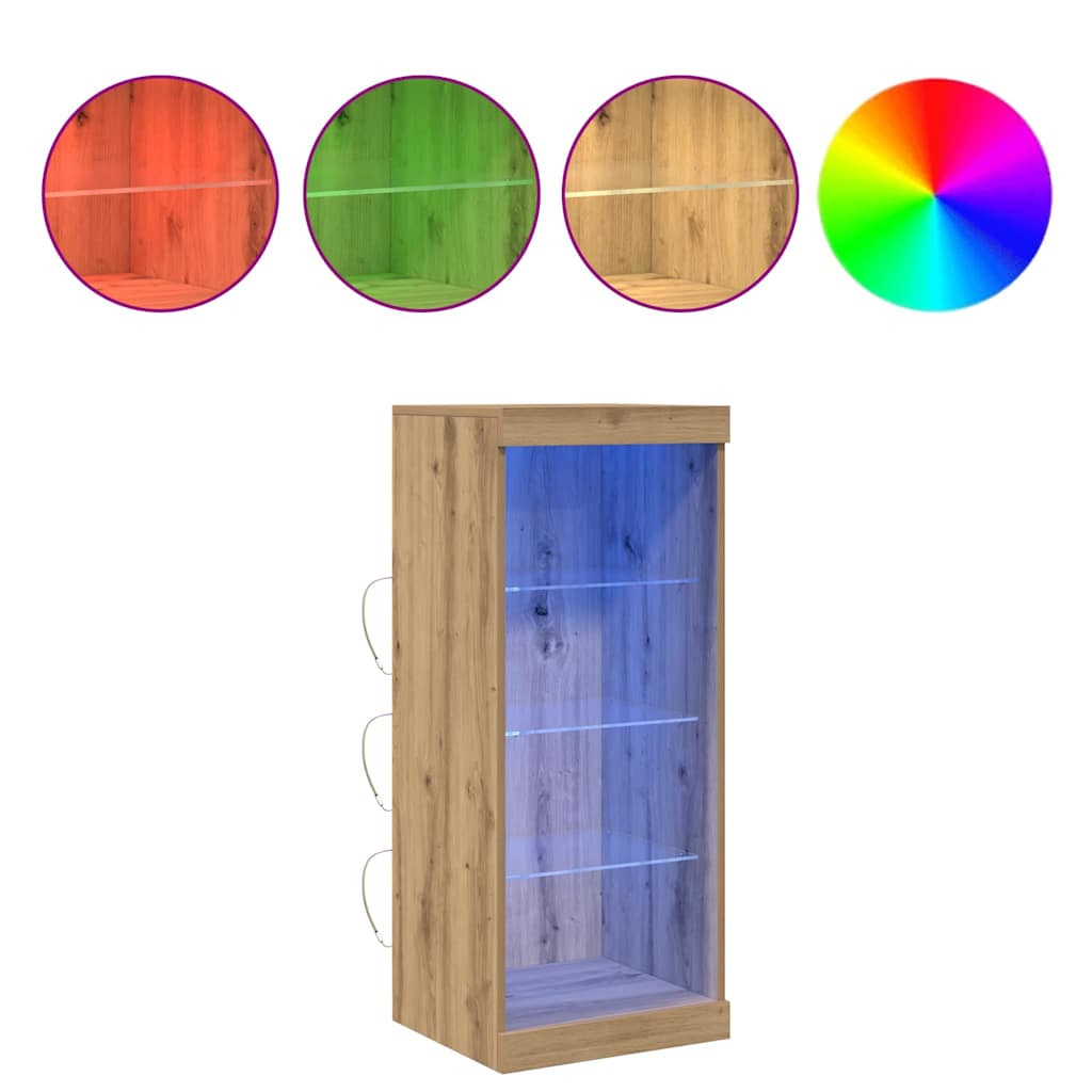 Sideboard Eiche handwerklich 41 x 37 x 100 cm Holzwerkstoff