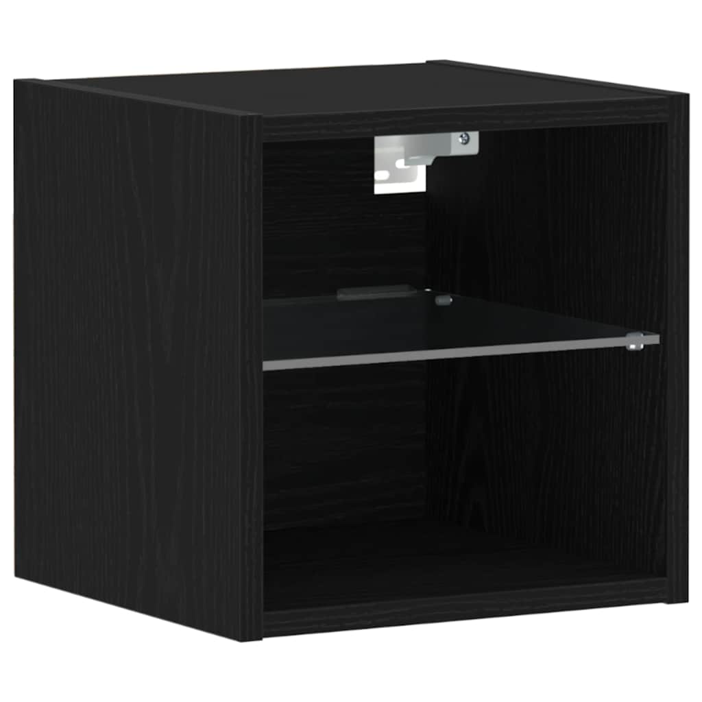 TV-Schrankset Schwarz 30 x 28,5 x 30 cm Holzwerkstoff