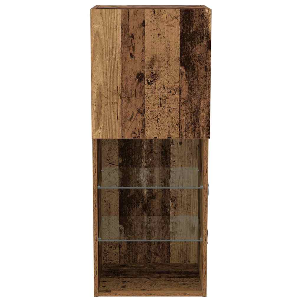 TV-Schrankset Altholz 40,5 x 30 x 102 cm Holzwerkstoff