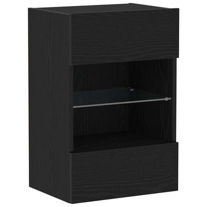 TV-Schrankset Schwarz 40 x 30 x 60,5 cm Holzwerkstoff