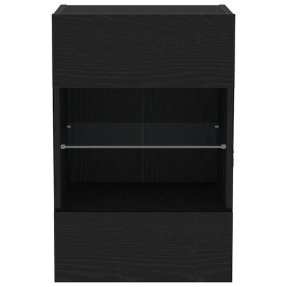 TV-Schrankset Schwarz 40 x 30 x 60,5 cm Holzwerkstoff