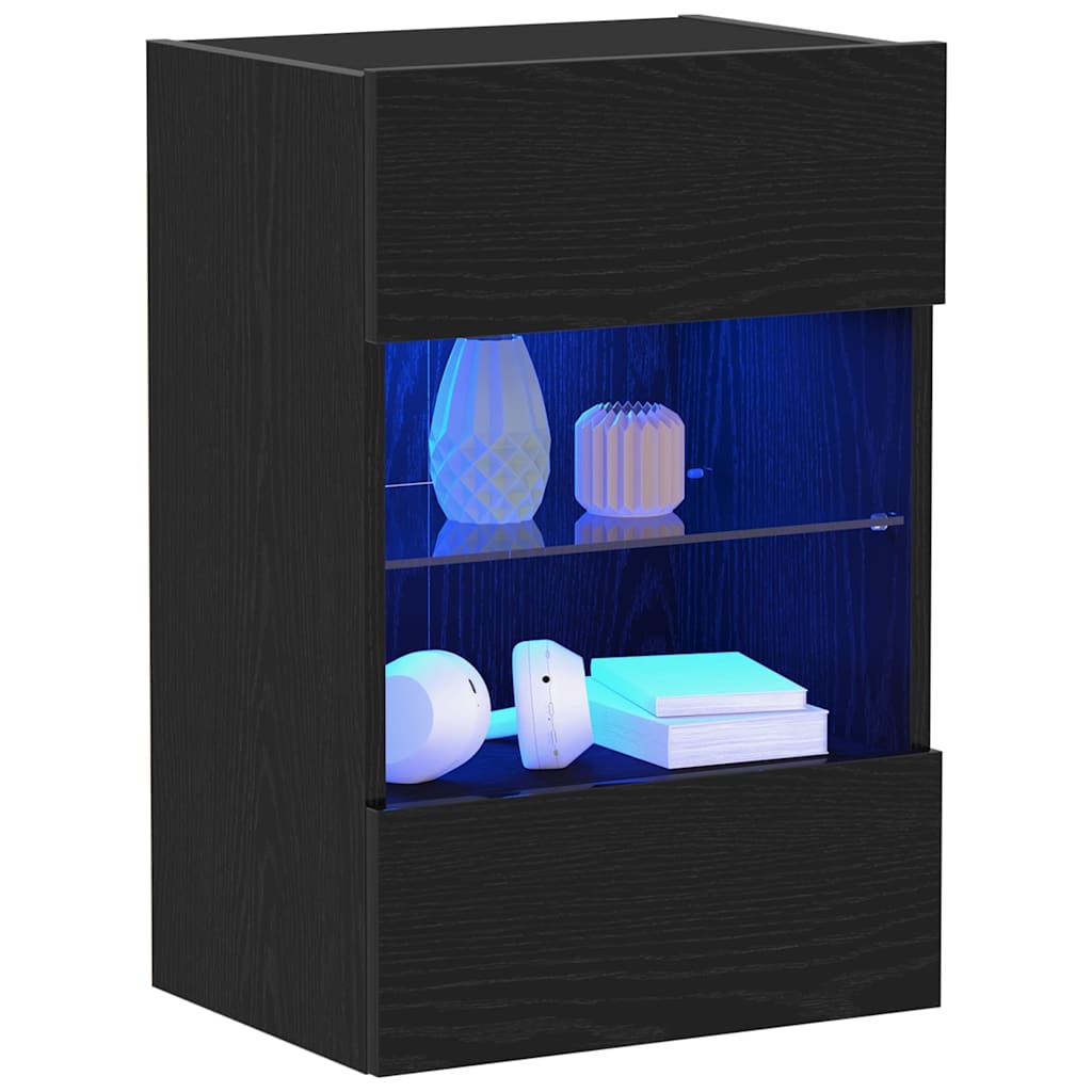 TV-Schrankset Schwarz 40 x 30 x 60,5 cm Holzwerkstoff