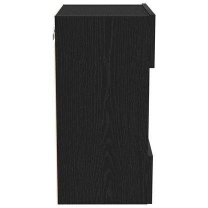 TV-Schrankset 2 pcs Schwarz 40 x 30 x 60,5 cm Holzwerkstoff