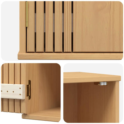 Badezimmer Schrank mit Regal Olden Braun 35 x 30 x 55 cm