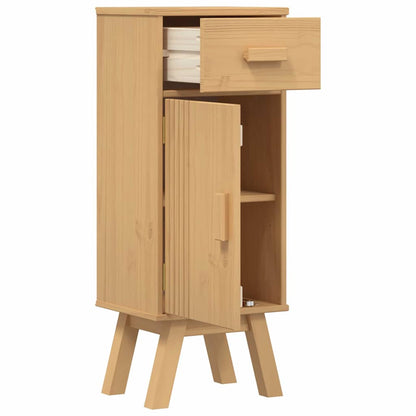 Badezimmer Schrank mit Regal Olden Braun 35 x 30 x 90 cm