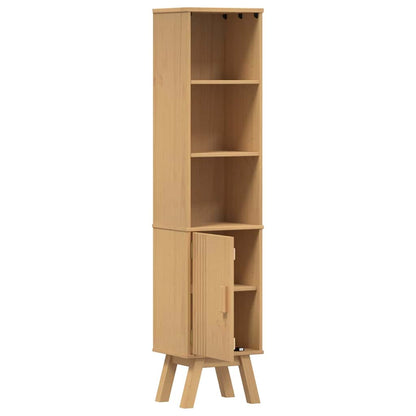 Badezimmer Schrank mit Regal Olden Braun 35 x 30 x 159 cm
