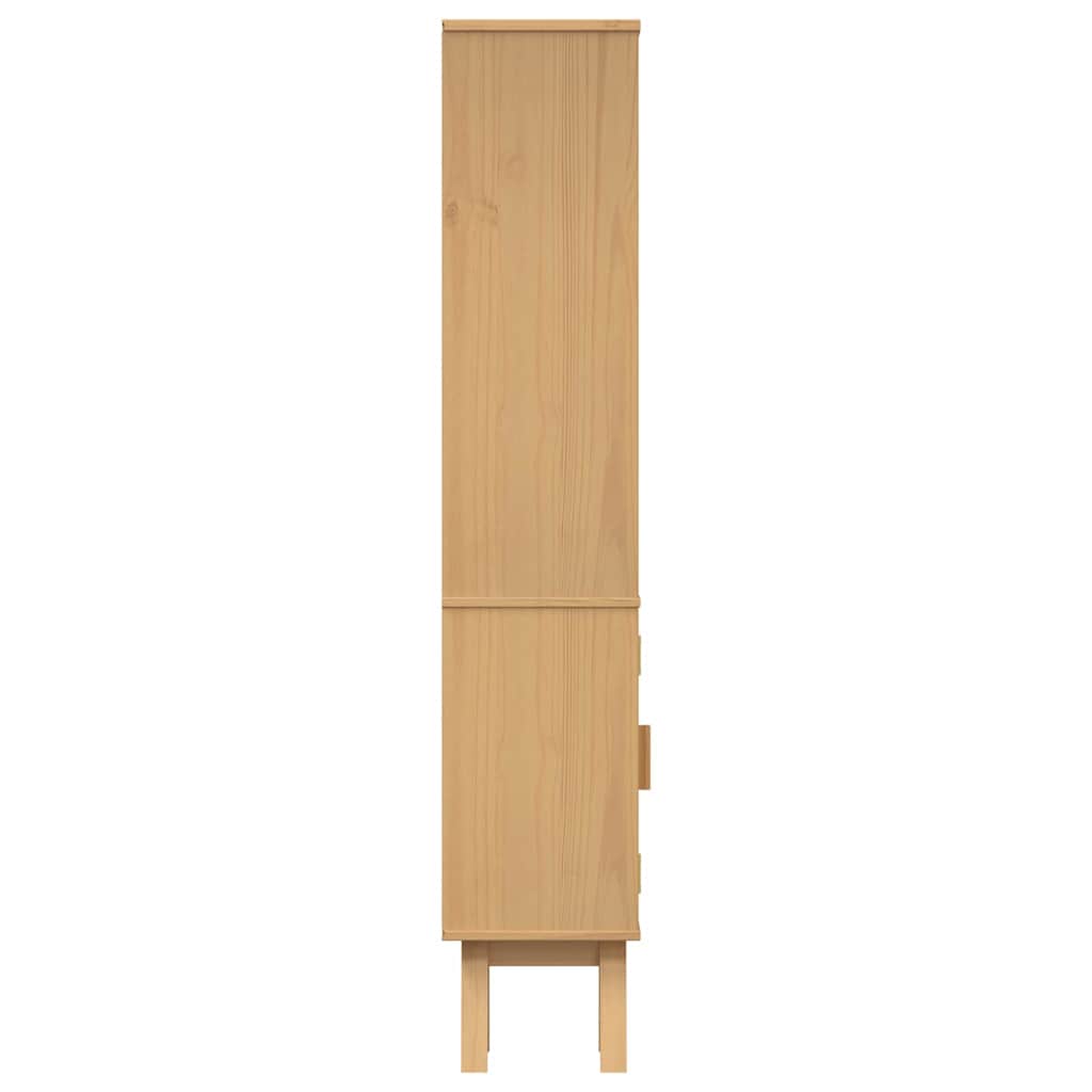 Badezimmer Schrank mit Regal Olden Braun 35 x 30 x 159 cm