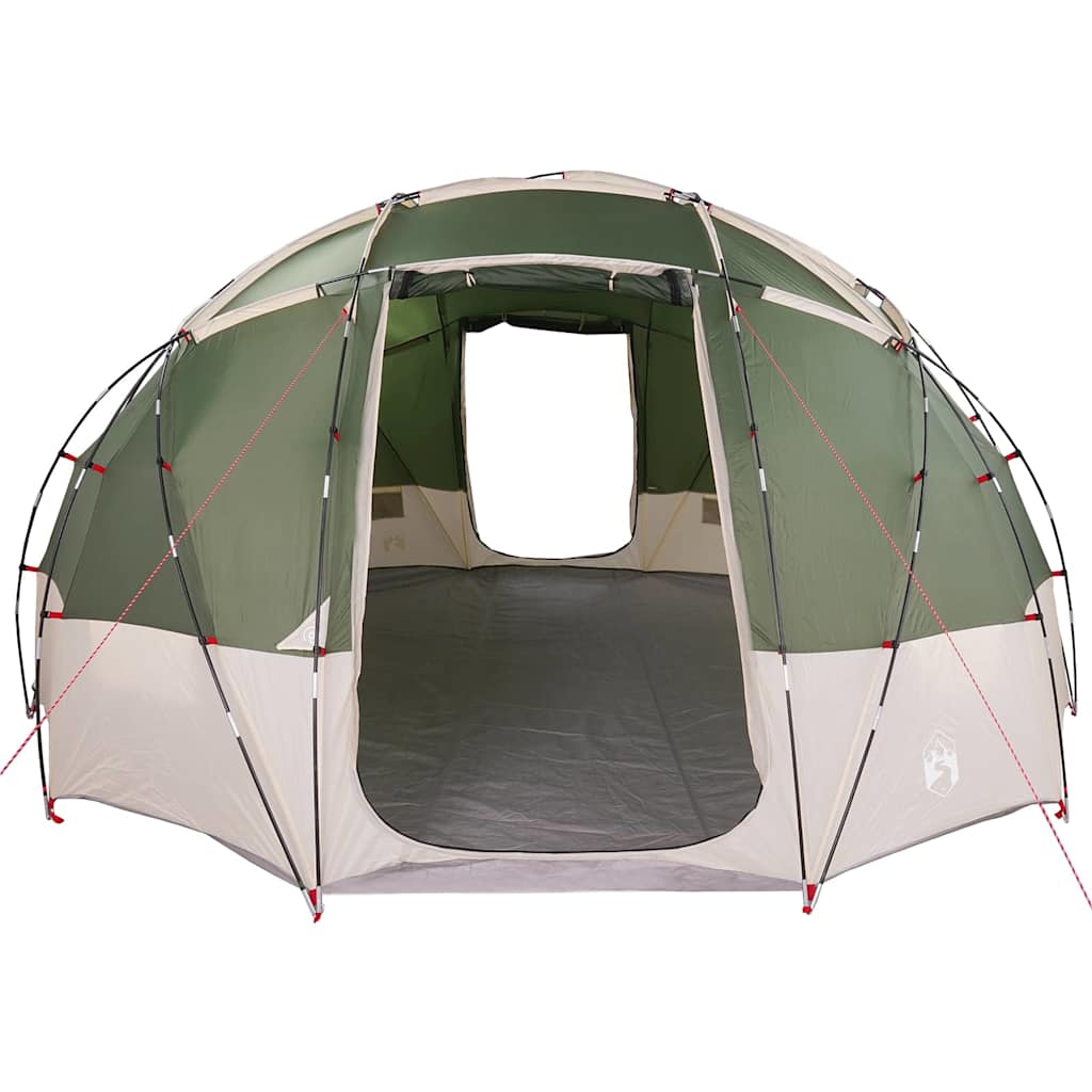 Campingzelt mit Dach Grün 475 x 475 x 235 cm Polyester