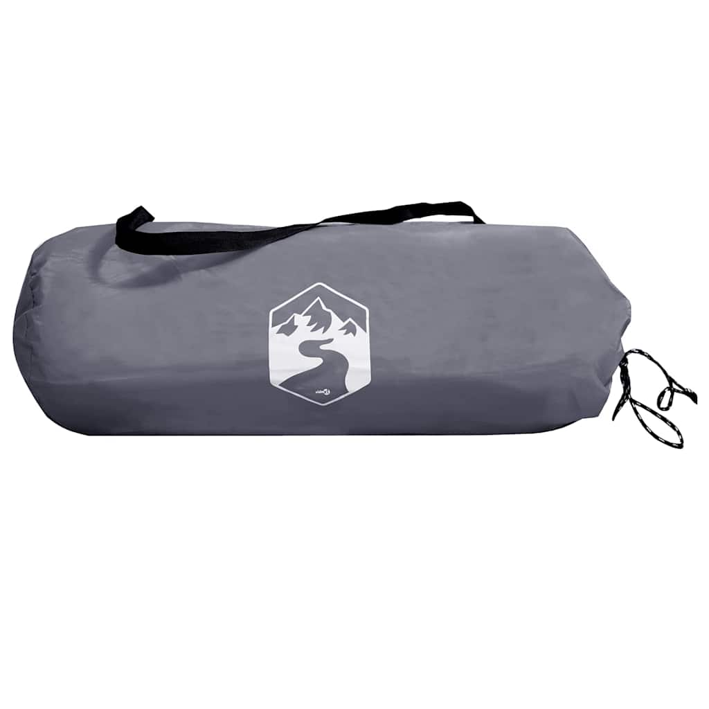 Fahrradgarage mit Dach Grau und Orange 210 x 90 x 174 cm