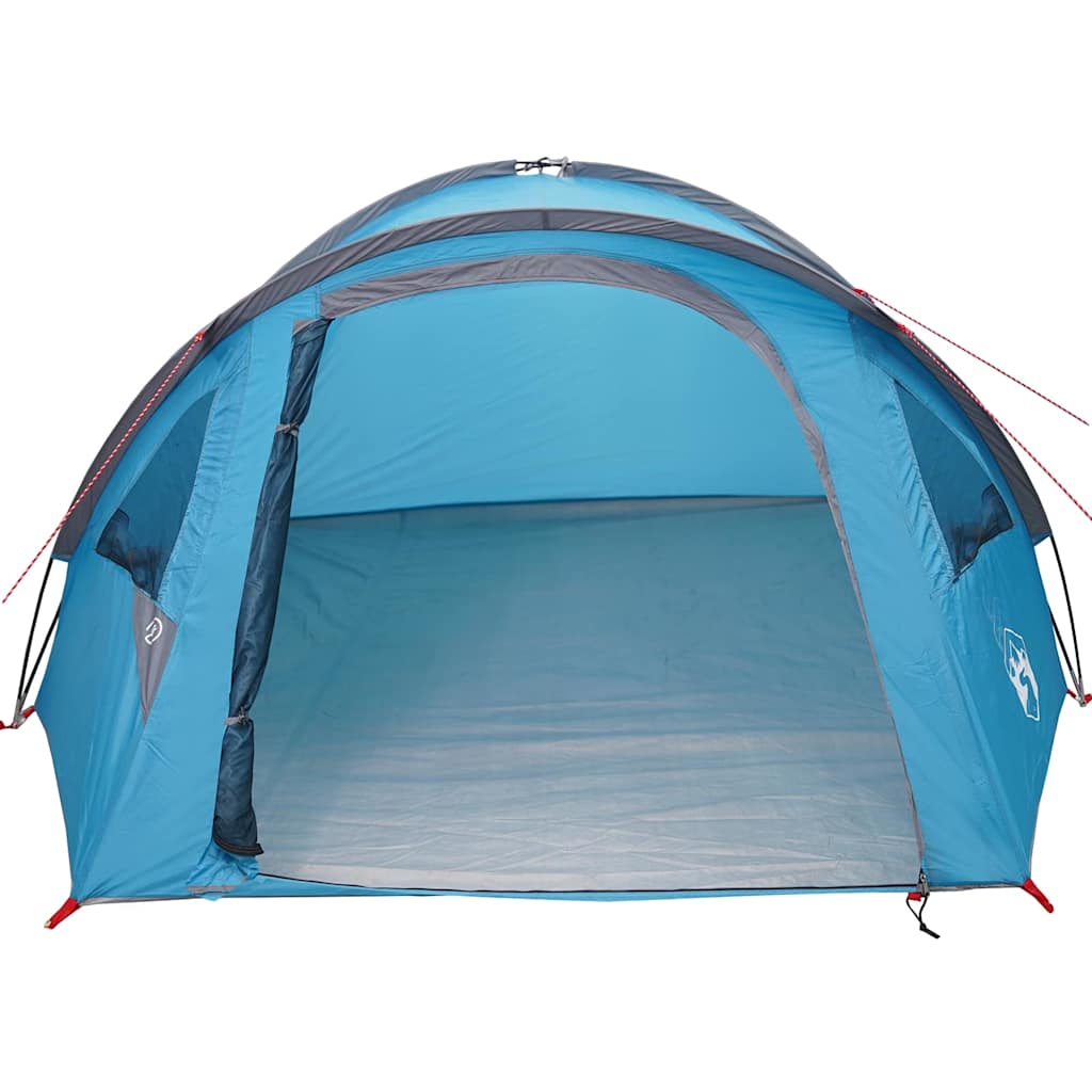 Campingzelt mit Dach Blau 308 x 268 x 130 cm Polyester