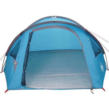 Campingzelt mit Dach Blau 308 x 268 x 130 cm Polyester