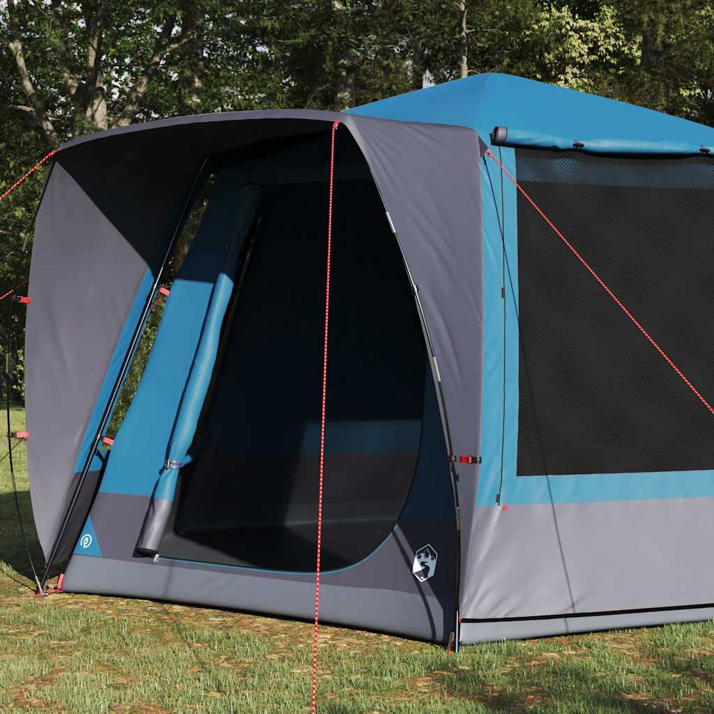 Campingzelt Blau 420 x 420 x 227 cm Polyester