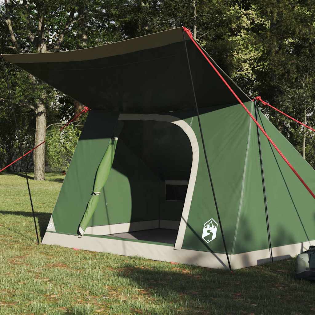 Campingzelt Grün 282 x 225 x 154 cm Polyester