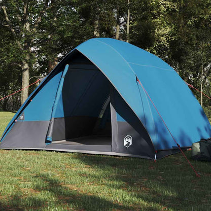 Campingzelt Blau 320 x 275 x 190 cm Polyester