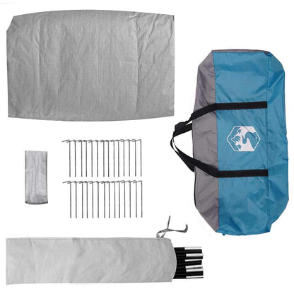 Campingzelt Blau 223 x 163 x 130 cm Polyester