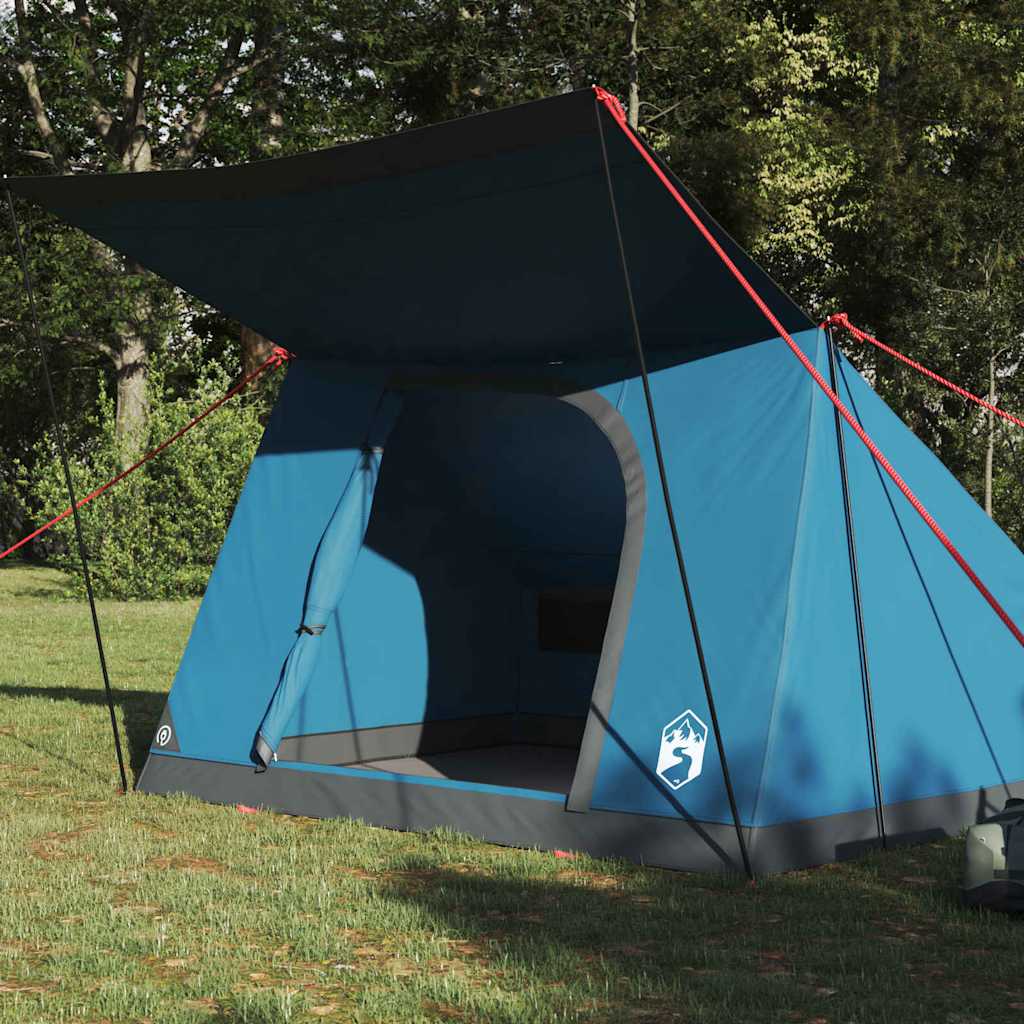 Campingzelt Blau 223 x 163 x 130 cm Polyester