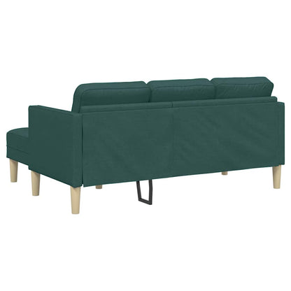 Sofa Set Dunkelgrün 173 x 131 x 67 cm Stoff