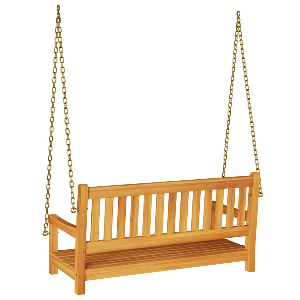 Gartenschaukelbank Braun 119 x 35 x 47 cm Massivholz Akazie
