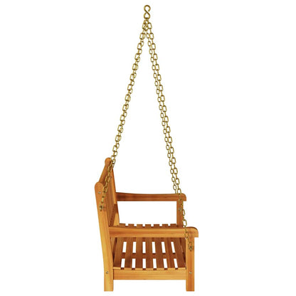 Gartenschaukelbank Braun 119 x 35 x 47 cm Massivholz Akazie