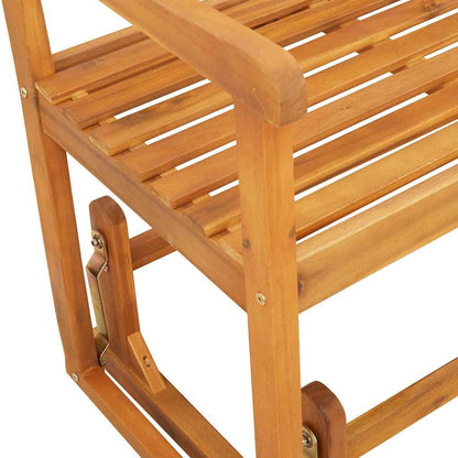 Garten Schaukeltbank Braun 110 x 59 x 97cm Massivholz Akazie