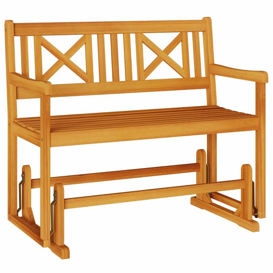 Garten Schaukeltbank Braun 110 x 59 x 97cm Massivholz Akazie