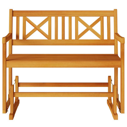 Garten Schaukeltbank Braun 110 x 59 x 97cm Massivholz Akazie
