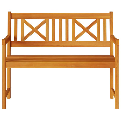 Gartenbank Braun 110 x 56 x 90 cm Massivholz Akazie